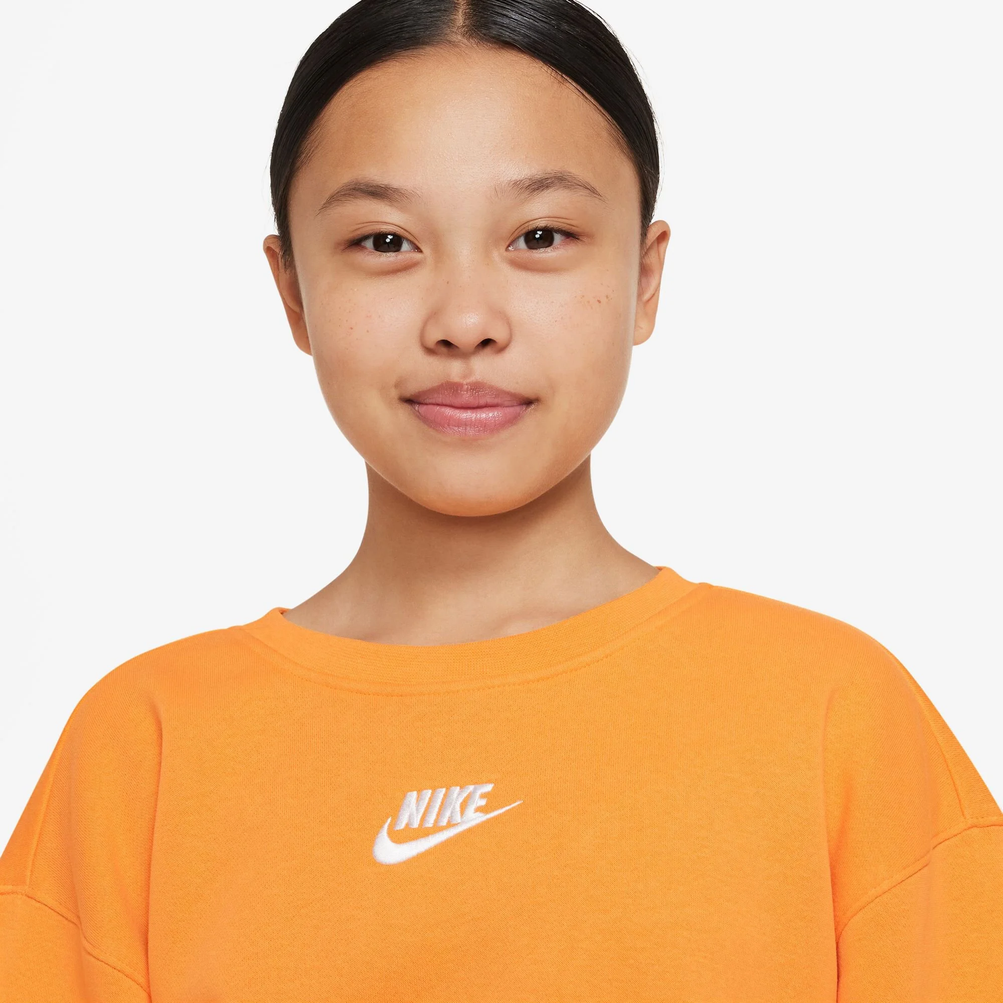 Nike Big Kids Felpa Ragazze - Arancione - immagine 6