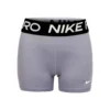Nike Dri-Fit Big Kids 3in Pantaloncino Attillato Ragazze - Lilla, Nero