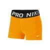 Nike Dri-Fit Big Kids 3in Pantaloncino Attillato Ragazze - Arancione, Nero