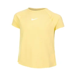 Nike Court Big Kids Maglietta Ragazze - Giallo