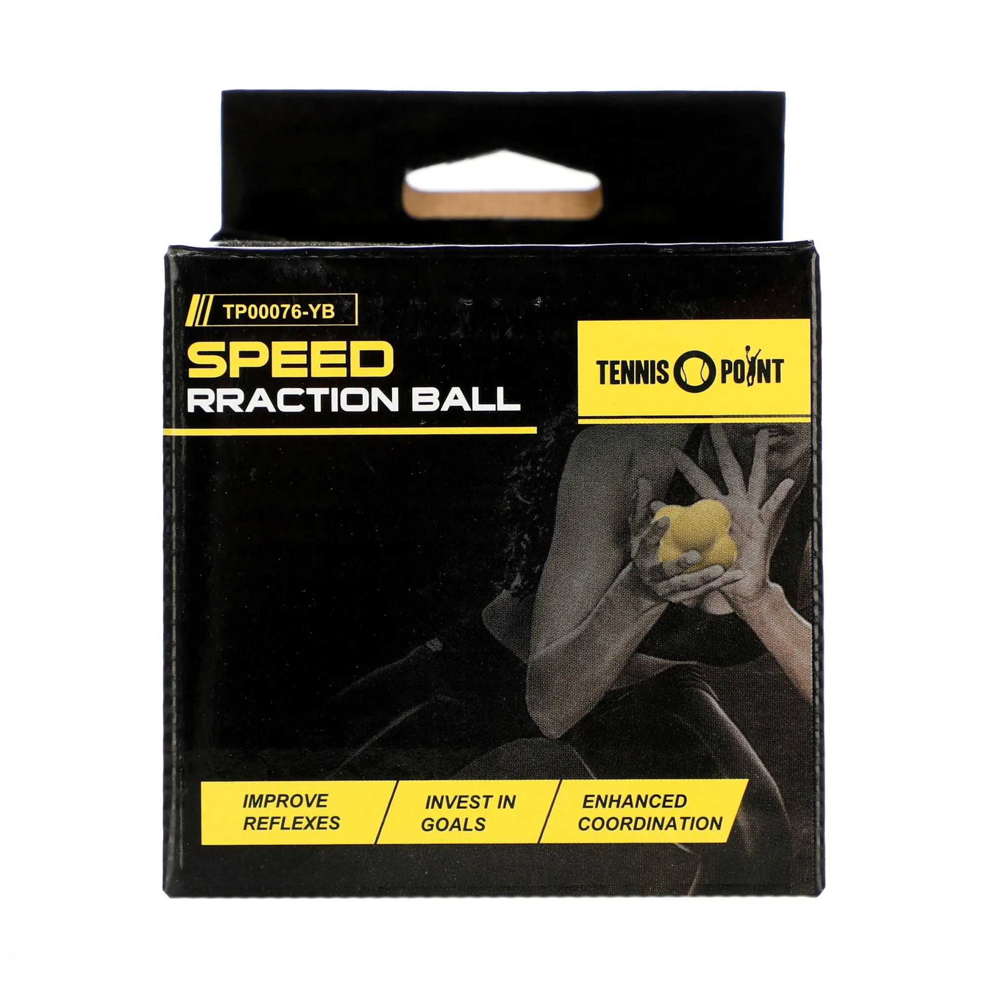 Tennis-Point Speed Reaction Ball - Small - Giallo, Nero - immagine 2