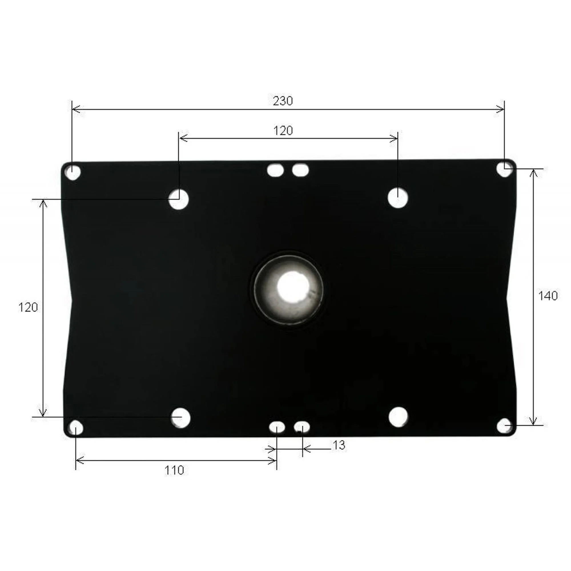 Tennis-Point Pro Masters CB14 Supporto - Nero - immagine 2